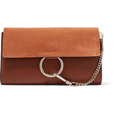 chloe faye leather clutch|Chloe Faye Medium Leather Clutch .